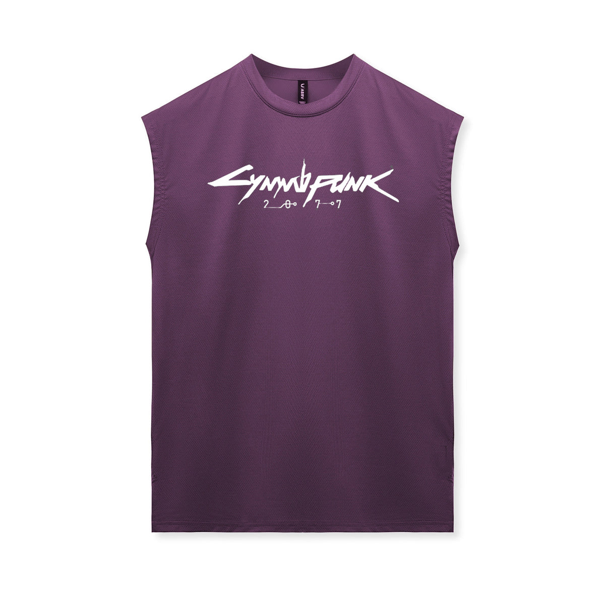 Cotton Dry-Fit Gym Fitness Sleeveless T-Shirt with Print DesignMen's Tank Top for Gaming Accessories