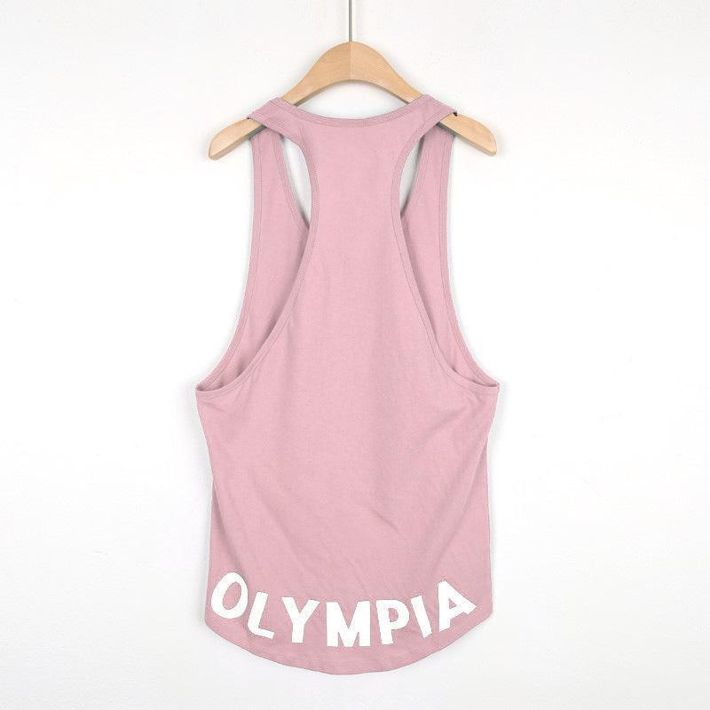 Muscle Bodybuilding Brother Loose Men's Casual Summer Cotton Gym Running Training Tank Top