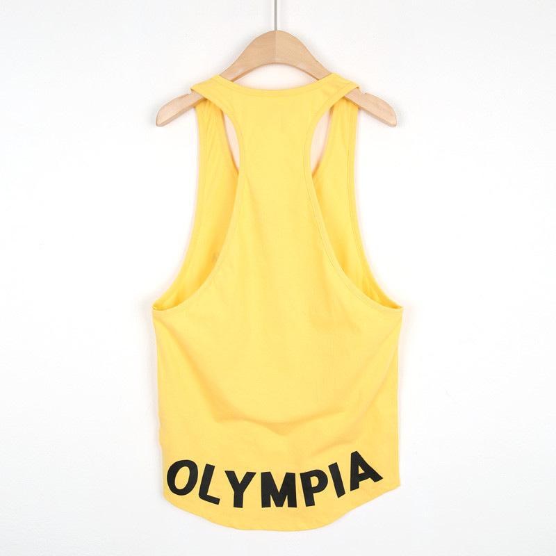 Muscle Bodybuilding Brother Loose Men's Casual Summer Cotton Gym Running Training Tank Top